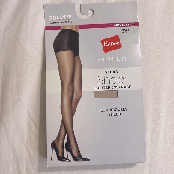 Nude Silky Sheer Hosiery - Picture 1 of 4